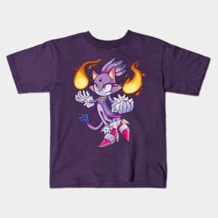 Blaze the Cat Kids T-Shirt